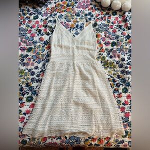 Abercrombie & Fitch White Lace Dress